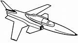 Jet Coloring Pages Fighter Color Airplane Drawing Kids Print Clipartmag Clipart sketch template