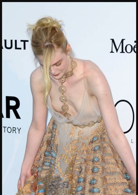 Elle Fanning Braless Sexy The Fappening Leaked Photos