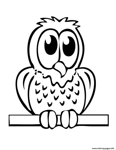 easy owl   kidscf coloring page printable