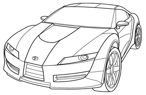 cars basic coloring pages