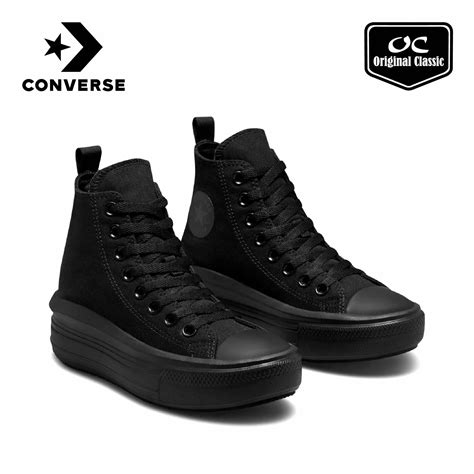 converse chuck taylor  star move black