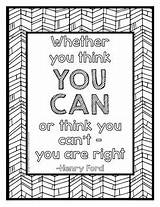 Coloring Pages Mindset Growth Posters 5x11 Preview sketch template