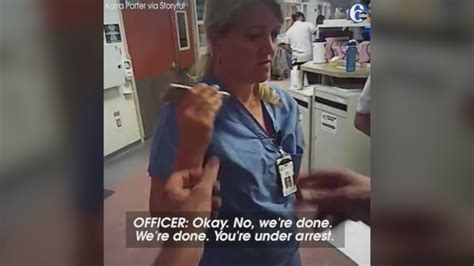 Police Officer Who Arrested Utah Nurse Fired From Medic Job Abc7 San