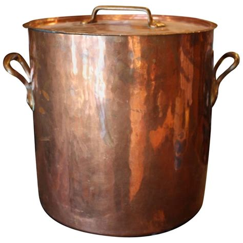 large  century copper stock pot  stdibs large copper stock pots