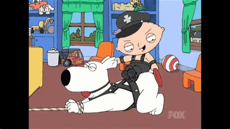 Stewie Griffin Riding Brian Funny