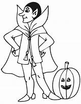 Halloween Coloring Pages Vampire Drawings Costume Printable Dracula Kids Print Colouring Printactivities Do Clipart Cliparts Printables Sheets Pdf Mask Appear sketch template