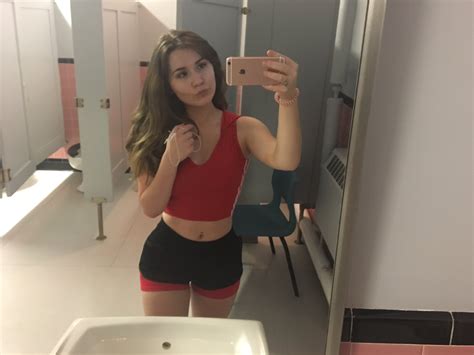 Selfie Teen Bathroom