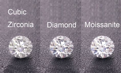 moissanite  diamond  cubic zirconia