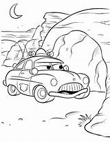 Cars Coloring Pages Disney Doc Hudson Choose Board Print sketch template