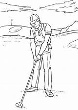 Golf Coloring Pages Printable Color Onlinecoloringpages Sheet sketch template
