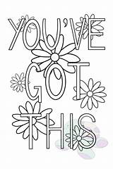 Coloring Positivity sketch template