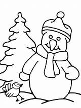 Sneeuwpop Kleurplaat Kleurplaten Schneemann Snowman Malvorlage Stemmen Stimmen sketch template