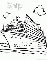 Ship Coloring Pages Zoom Print sketch template