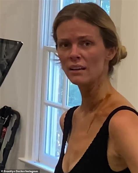 Brooklyn Decker Ruins Her Fresh Spray Tan After Working Out In A One
