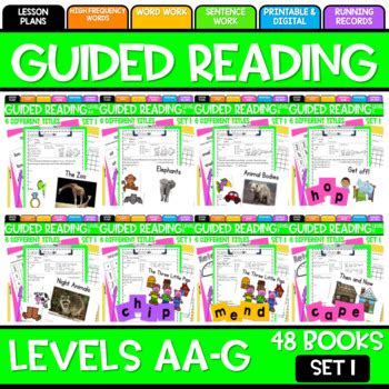 printable level aa books teaching resources tpt