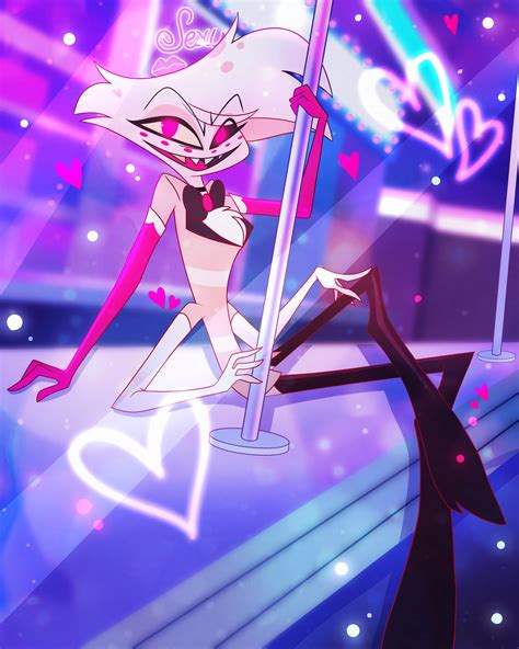 angel dust hazbin hotel image  seelapproved  zerochan anime image board