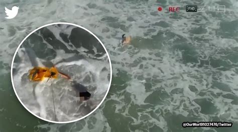 drone rescue service saves teenager  drowning  spanish sea bollywood gossips