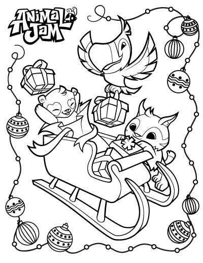 animal jam coloring pages  daily explorer ccc room pinterest