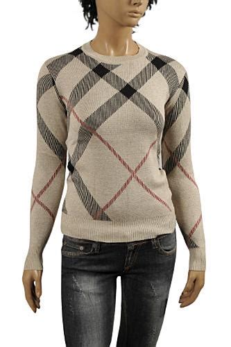 womens designer clothes burberry ladies crew neck sweater 175