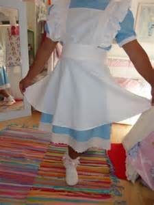 alice  wonderland dress  apron nanny alices nursery adult babies  sissies
