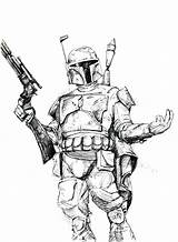 Fett Jango Coloring Pages Getcolorings Color Printable sketch template