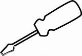 Wrench Screwdriver Clipground sketch template