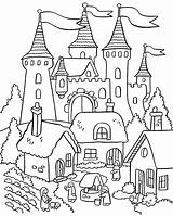 Castle Coloring Haunted Pages Getcolorings Color sketch template