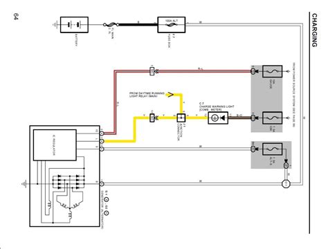 toyota alternator wiring diagram  circuit diagram