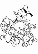 Coloring Donald Ducktales Nephews Sobrinhos Sobrinos Patolino Pato Colorkiddo Artigo sketch template