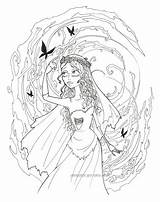 Bride Corpse Coloring Burton Tim Pages Lineart Christmas Colouring Printable Halloween Deviantart Elf Kata Nightmare Before Print Book Sheets Sketch sketch template