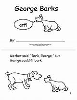 Bark George Coloring Activities Emergent Reader Pets Cover Sketch Choose Board sketch template