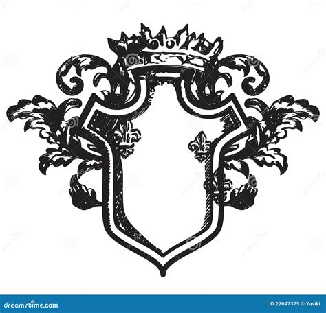 heraldic coat  arms royalty  stock photo image