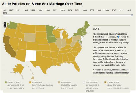 Same Sex Marriage By State Indexmundi Blog
