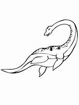 Plesiosaur Coloring Pages Sauropsida Dinosaurs Plesiosaurus Color Printable Online Clipart Coloringpagesonly Categories sketch template