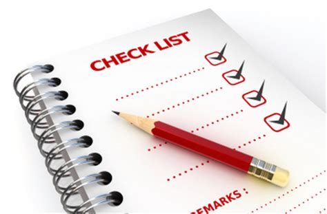 standardized test checklist fastweb