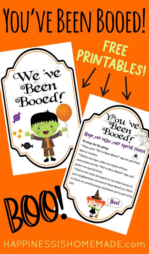 youve  booed printables youve  booed boo boo bags