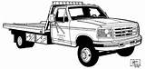 Tow Mobil Mewarnai Rollback Flatbed Pickup Sketsa Trucks Dxf Eps Balap Terbuka Bak Towing Gruas Clipground Artículo Bianoti sketch template