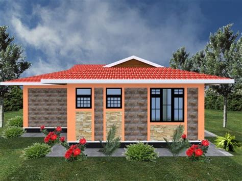 simple  bedroom house plan design hpd consult