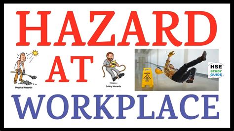 hazard  workplace categories  hazard safety hazard
