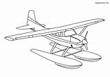 Flugzeug Wasserflugzeug Seaplane Ausmalbild Ausmalbilder Airplanes Flugzeuge Aircraft sketch template
