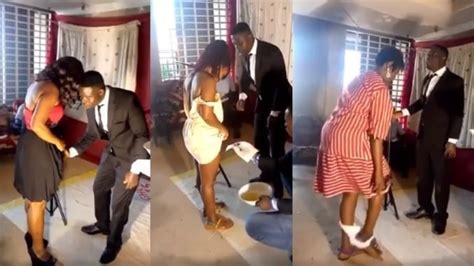 video ghana pastor removes women underwears shaves their privates in