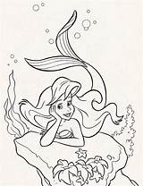 Disney Walt Ariel Coloring Pages Princess Characters Drawing Fanpop Print Getdrawings sketch template