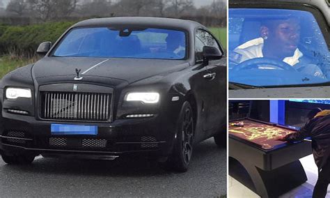 Paul Pogba Shows Off New Car And Personalised Pool Table Daily Mail