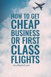 budget airline travel    cheap business class