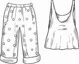 Coloring Pajamas Girl Pages Girls Supercoloring Categories sketch template
