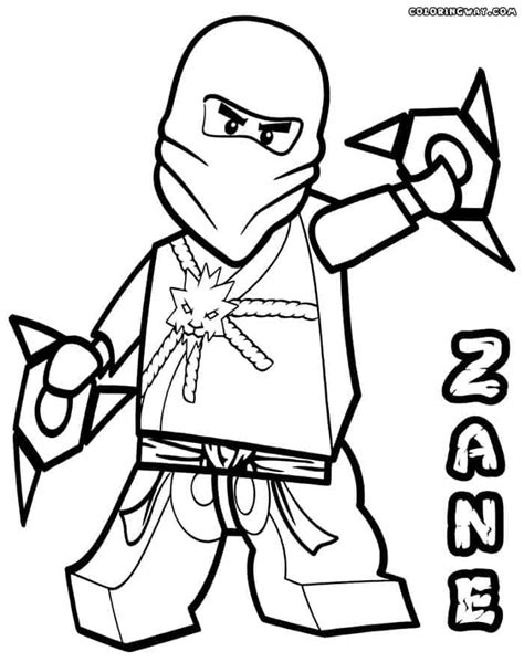 lego ninjago zane coloring pages coloring pages
