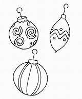 Coloring Christmas Ornament Pages Printable Ornaments Sheet Sheets Decorations Template Print Tree Popular Kids Coloringhome sketch template