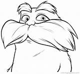 Lorax Coloring Pages Printable Kids sketch template