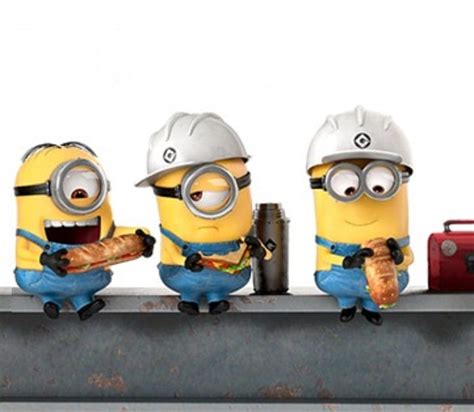 minion workers  lunch minions fofos minions papel de parede minions