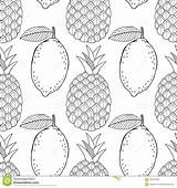 Pineapples Lemons sketch template